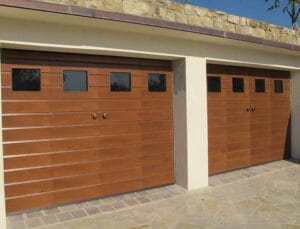 Porta basculante per garage coinbentato legno tuscia - Fiss Firenze basculanti sezionali serrande