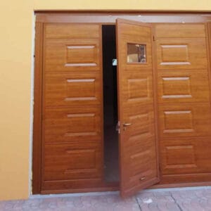 Porta basculante per garage royal finto legno - Fiss Firenze basculanti sezionali serrande