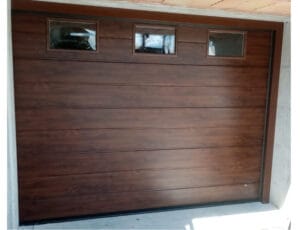 Porta basculante per garage royal finto legno