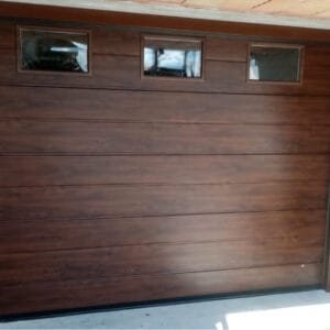 Porta basculante per garage royal finto legno