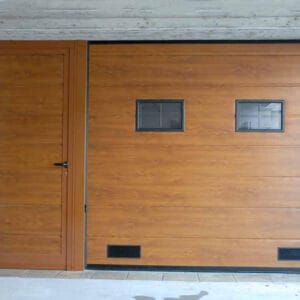 Porta sezionale finto legno - Fiss Firenze