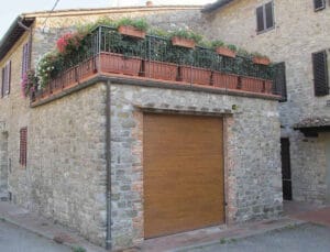 Porta sezionale finto legno - Fiss Firenze