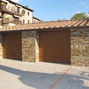 Porta sezionale finto legno - Fiss Firenze