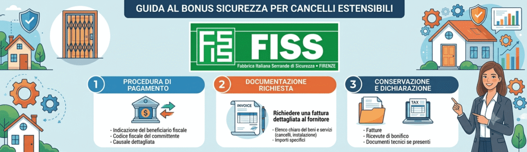 Cancelli estensibili - la soluzione ideale - Fiss Firenze - infografica