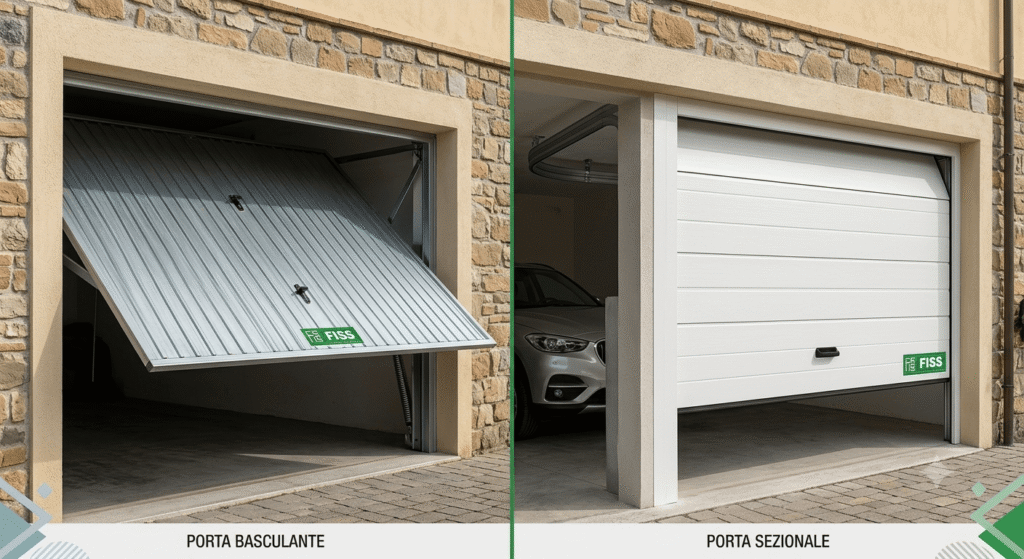 Porte Basculanti vs Porte sezionali - Fiss Firenze