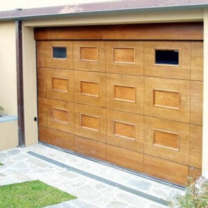Porta sezionale legno - Fiss Firenze basculanti sezionali